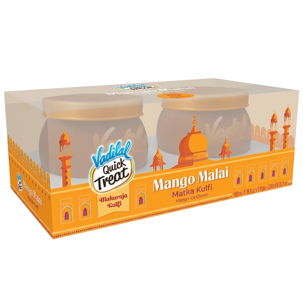 Vadilal Mango Malai Matka Kulfi 200 ml buy online USA - 1